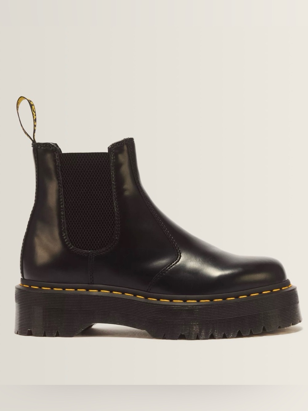 Dr. Martens 2976 Polished Leather Chelsea Platform Boots